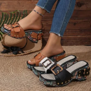 Manufacturer Direct Sales Fashion Sandals Women’s Casual Outdoor Wedge Sandals Women’s Designer Sandals