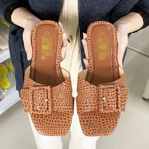 Manufacturer Summer New Ladies Shoes High Quality Custom Women’s Sexy Plus Size Flat Fashion Sandals Leisure Sandals