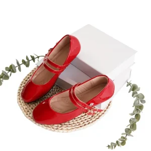 Mary Jane Solid Color Slip On Rubber Outsole Women’s Shoes New Summer Dress Gentle Fairy