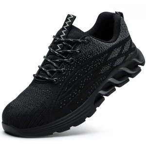 Men Women’s Low Top Steel Toe Anti-Smash Safety Shoes Comfortable Woven Surface Long Standing Work Summer Spring Autumn