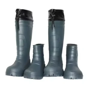 Men Women’s Waterproof EVA Rain Boots Soft Lining Anti Skid Outdoor Work Shoes Lightweight Winter Safety Boot