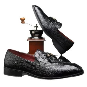 Mens Casual PU Shoes Four season Slip on Design Non slip Soft Sole Breathable Round toe Loafers stylish Versatile Trendy