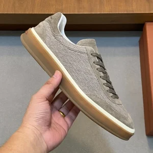 Men’s Lace-Up Casual Sneakers Sports Shoes Made of High-Quality Lightweight and Comfortable Fabric Suitable for Outdoor