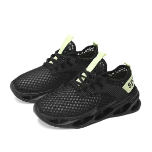 Men’s Women’s Casual Comfortable Lightweight Running Shoes Fashionable Layered Design Lace Up Soft EVA Sole All Season Sports