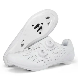 Men’s Women’s Cycling Shoes Sports Self Locking Cleats for Road Bike Racing Mountain Biking Flat Speed Sneakers SPD Footwear