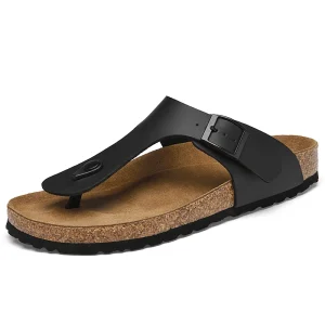 Men’s Women’s Flip Flops Sandals Zoris Slippers Outdoor Walking Hiking Beach Shoes Sport Microfiber Leather Hasp Buckle Low top