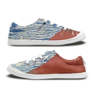 Men’s Women’s Lace-up Comfort Vintage Pattern Lightweight Fashion Trendy Canvas Shoes Spring Summer Autumn Casual Walking