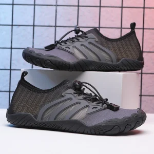 Men’s Women’s Large Size Five Finger River Tracing Shoes Rubber Outsole Mesh Lining for Outdoor Fitness Cycling Mountaineering