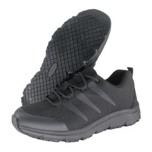 Men’s Women’s Lightweight Steel Toe Sneakers Custom Sports Flat Shoes Rotating Button Anti Smashing Work Safety