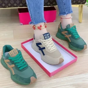 Men’s Women’s Luxury Sneakers Lighted Casual Running Sport Walking Shoes for Winter Loafer Style