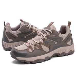 Men’s Women’s Outdoor Sports Hiking Shoes Anti Slip Anti Collision Steel Toe Breathable Rubber Outsole Insulative Fashionable