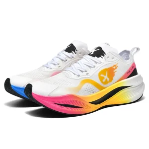Men’s Women’s Road Running Shoes Jogging Sneakers Track Running Running Minimal Stretch Fabric Air Mesh Hollow Out Air Hole