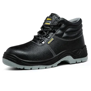 Men’s Women’s S3 CE Industrial Construction Boot Safety Cow Leather Steel Toe with Carbon Fiber Winter Slip Resistant Work Shoes