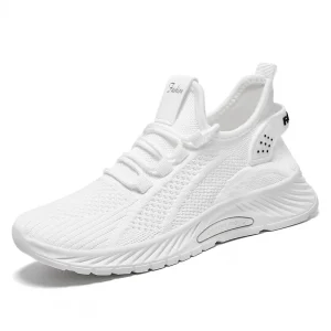 Men’s Women’s Sporty Fashionable Breathable Mesh Upper Casual Sports Sneakers Comfortable Lightweight Athletic Spring Autumn