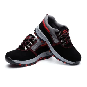 Men’s and Women’s Casual Safety Shoes Steel Toe Anti Puncture Lightweight Shoes