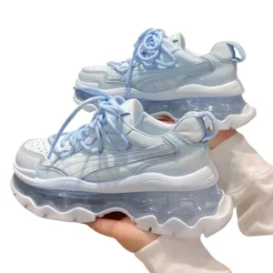 Men’s and Women’s Fashion Waterproof Arch Support Anti Slip Sports Sneakers for Autumn Spring Running Walking