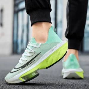 Men’s and Women’s Forefoot Air Cushion Sports Shoes Couple Marathon Training Running Shoes with Comfortable Fit