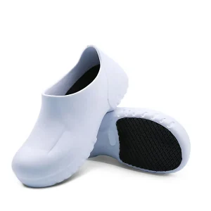 Men’s and Women’s Kitchen Work Shoes Non Slip Nursing Chef Shoes with Wear Resistance for Summer Winter S077