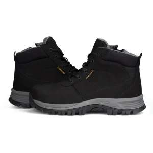 Men’s and Women’s Unisex Steel Toe Work Boots Industrial Anti Puncture Safety Shoes Comfortable Breathable for Winter