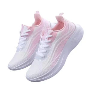 Mesh Ladies Shoes Women’s Walking Style Casual Sneakers Soft Cushioning Lighted Breathable Autumn Spring
