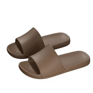 Mocha Open Toe For Women’s Summer EVA Indoor Non-Stinky Foot Couple Non-Slip Wear-Resistant Home Men