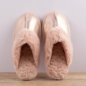 Modern Design Customized Slippers for Ladies Thickened Minimalist Home Fluffy Slippers