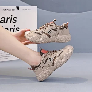 Mountaineering Outdoor Walking Ladies Breathable Non Slip Wear Resistant Thick Soled Casual Shoes