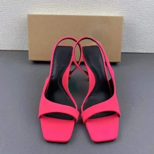 Mules Shoes Sexy Thin Stiletto High Heel Slide Sandals for Women and Ladies