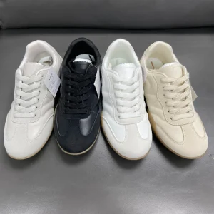 Multi Color Women’s Low Top Lace Up Flat Casual Shoes Retro Sports Sneakers
