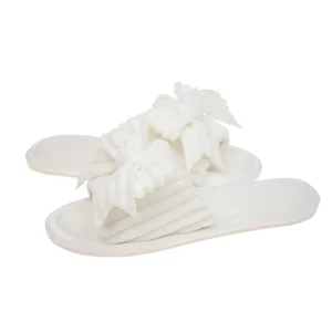 New All Season Women’s Butterfly Bow Open Toe Soft Sole Anti Slip Slipper for Girls Indoor Home