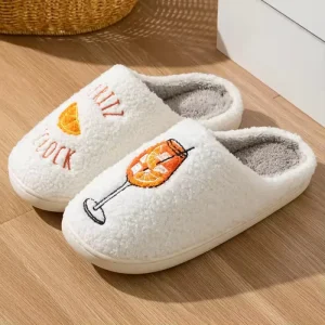 New Arrival Aperol Spritz Women’s Slippers Spritz O’Clock Cozy Comfy Fluffy Slippers Party Bridal Shower Girl Mom Daughter Gift