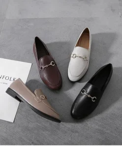New Arrival Tassel Trimmed Slip-On Loafers Chunky Sole Women’s Fashion Shoes with Platform Design Shoes
