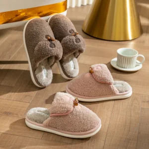 New Arrival Winter Fur Plush Fluffy Warm Comfort Anti Slippery Soft Evergreen Home for Women