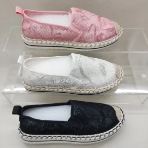 New Arrival Women’s Espadrilles Flats Lace Flexible Lightweight Breathable Slip Resistant Sole Comfortable Casual Walking