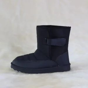 New Arrival Women’s Fashion Soft Warm Comfortable Waterproof Fabric Ankle & Bootie Winter Snow Boots Velcro Outdoor Activities