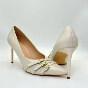 New Arrival Women’s Spring Winter Pointed Toe Stiletto Heels Slip On Buckle Strap Pumps Fashionable High Heeled Dress Shoes
