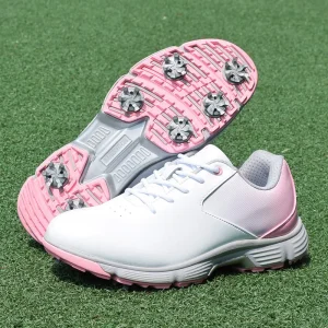 New Arrivals Women Golf Shoes Waterproof Outdoor Women’s Spikes Golf Shoe for Women