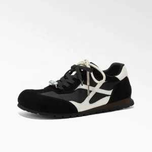 New Autumn Spring Fashion Trend Lightweight Durable Comfortable Suede Leather Lace up Women’s Outdoor Jogging Shoes