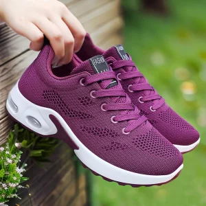 New Casual Fashion Athletic Shoes Running Rubber Sole Trendy Shoes Women Sports Cushioned Fitness Running Shoe