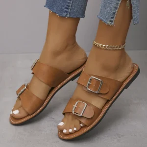 New Casual Shoes Plus Size 35-43 Sandalias Babouche Femme Beach Women’s Sandals Flat Slippers Women