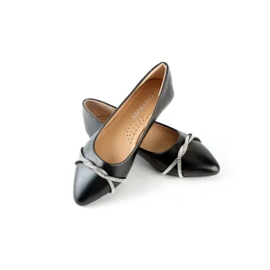New Casual Soft Bottom Women’s Flat Shoes Black High Quality Ballet Flat Shoes for Women
