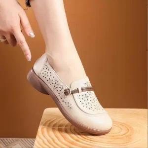New Casual Women’s Shoes Large Breathable Casual Thick Bottom Comfortable Lightweight Women’s Loafers Shoes