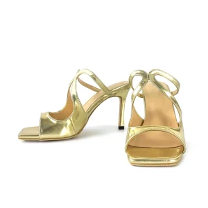 New Design Formal Women’s High Heel Slippers Dress Wedding Open Heel Shoes