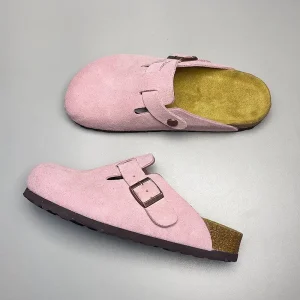 New Design Printed Mesh Genuine Leather Women’s Clogs & Mules Suede & Fur EVA Custom Mule Clog Shoes