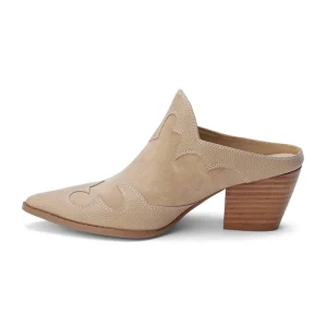 New Design Western Pointed Toe Mule Shoes for Women