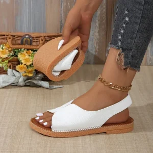 New Design Women Summer Sandal Plus Size Ladies Flat Fashion Casual Femme Sandals Sandalias De Mujer
