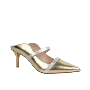 New Designer Luxury Women’s High Heel Pump Mule Shoes High Quality Hard Wearing for Wedding Season Low Heel Height