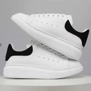 New Designer Women’s Anti-Slip Chunky Sneakers Vogue Men Comfortable Low-Cut Round-Toe Casual Sports Thick-Soled Cushioned Shoes