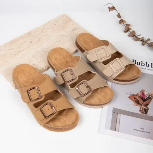 New Fashion Anti Slip Soft Sole Outdoor PU Slippers Women’s Birken Style Summer Vintage Sandals