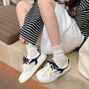 New Fashion Casual Sneakers Mesh Breathable Thin-Soled Women’s Shoes Non-Slip